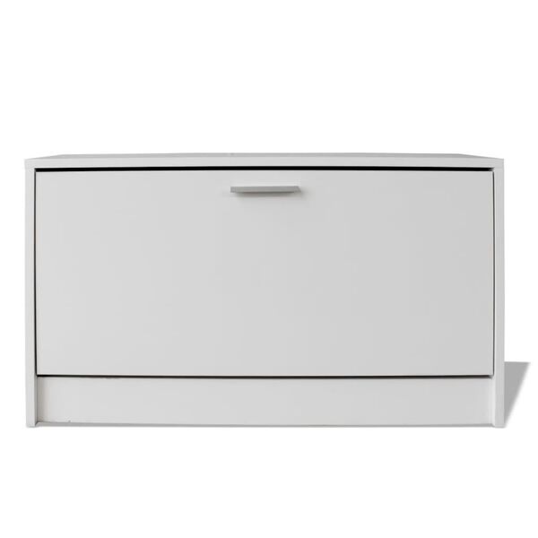 vidaXL Schuhbank Weiß 80x24x45 cm