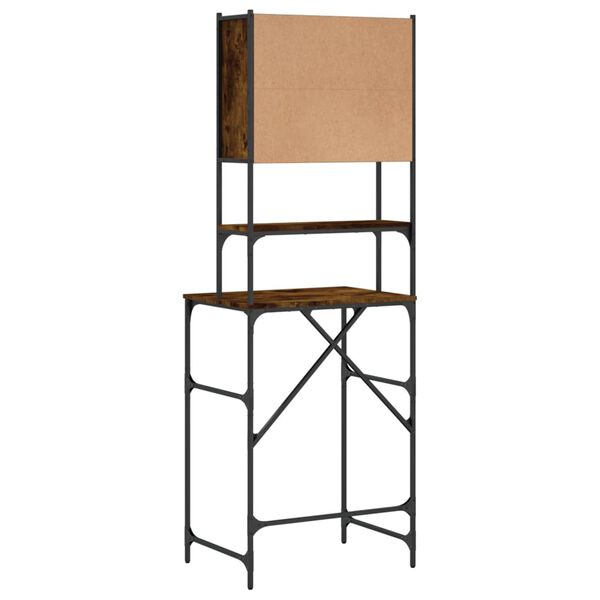 vidaXL Waschmaschinenschrank Räuchereiche 68x48,5x194 cm