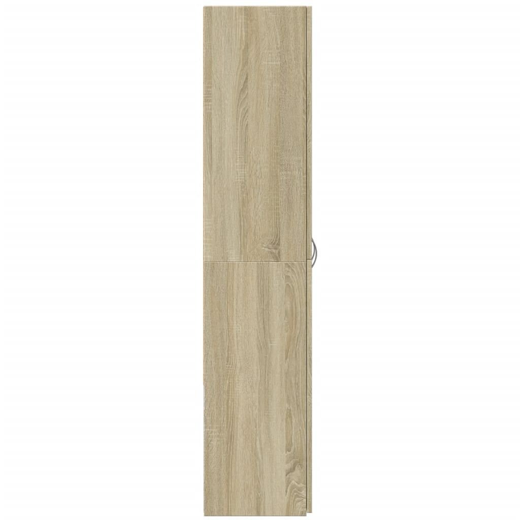 vidaXL Aktenschrank Sonoma-Eiche 60x32x153 cm Holzwerkstoff