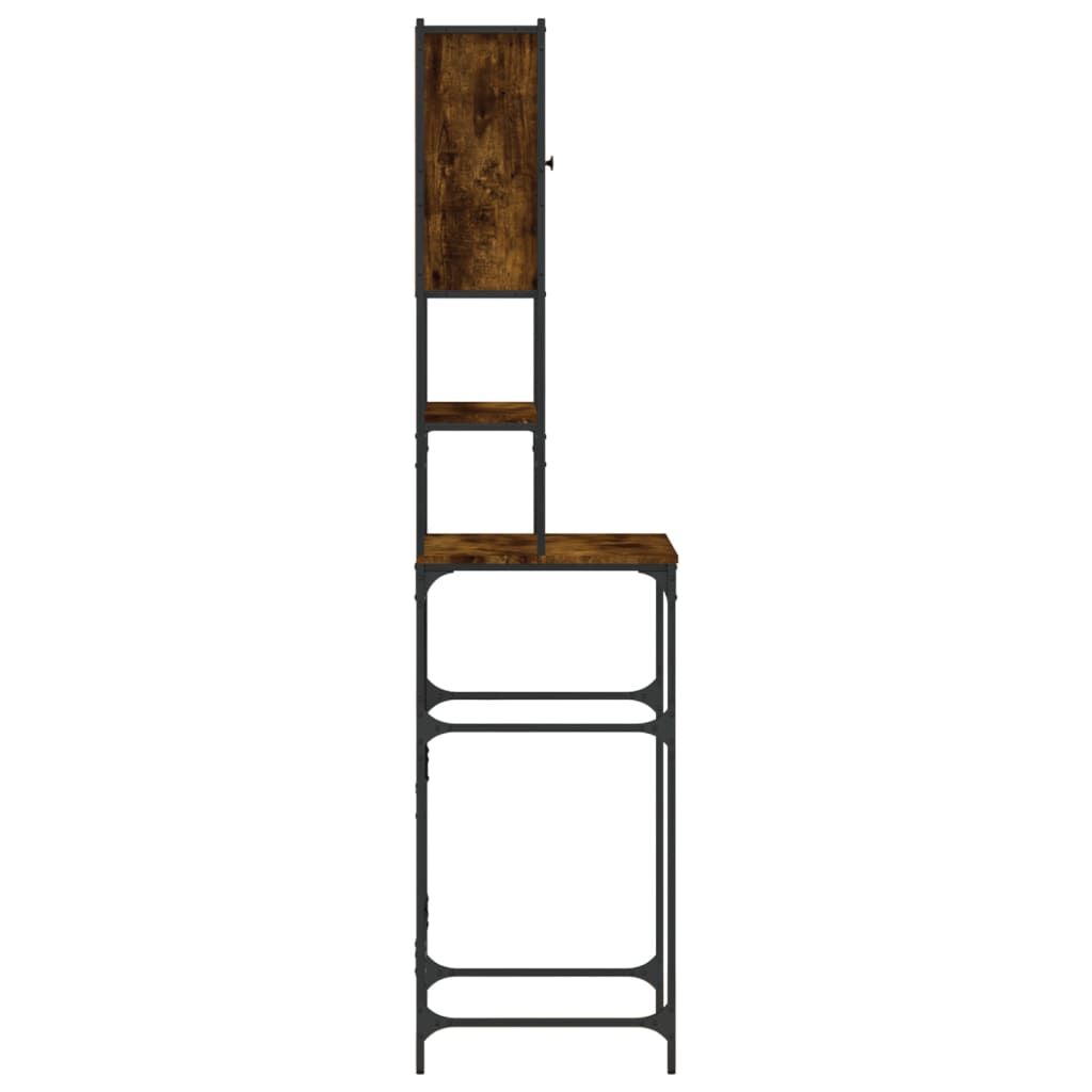 vidaXL Waschmaschinenschrank Räuchereiche 68x48,5x194 cm
