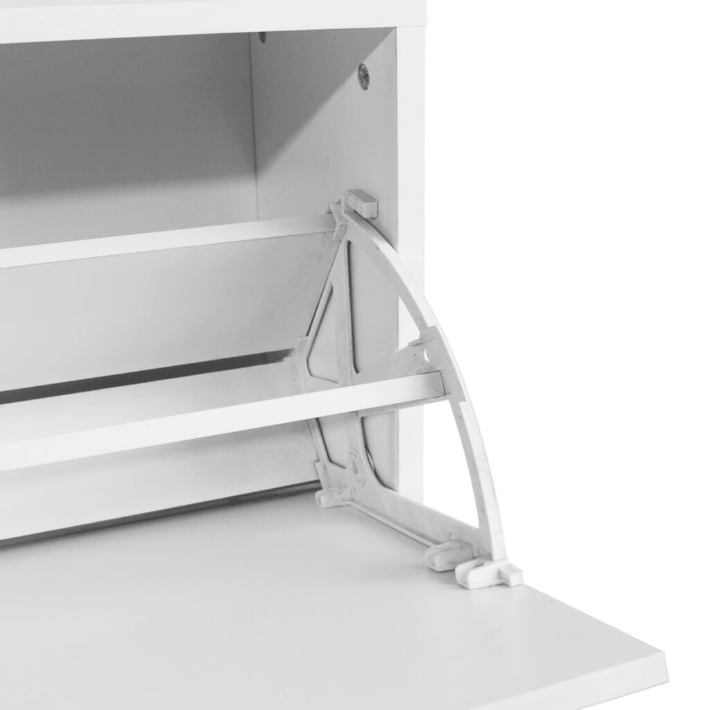 vidaXL Schuhbank Weiß 80x24x45 cm