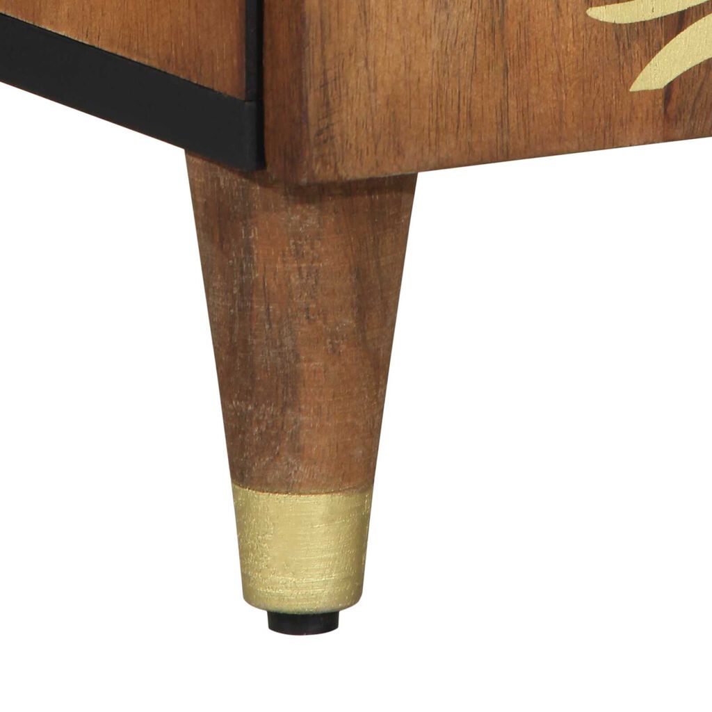 vidaXL Sideboard 60x33x75 cm aus massivem Mango Holz
