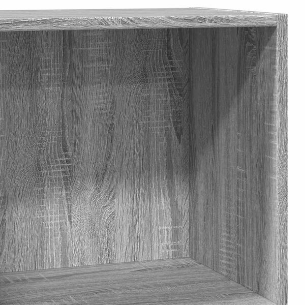 vidaXL Bücherregal Grau Sonoma 40x24x76 cm Holzwerkstoff
