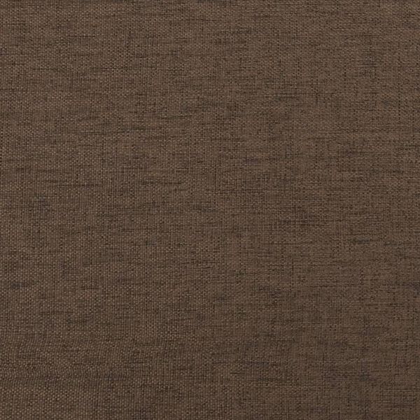 vidaXL Fußhocker Braun 60x60x36 cm Stoff