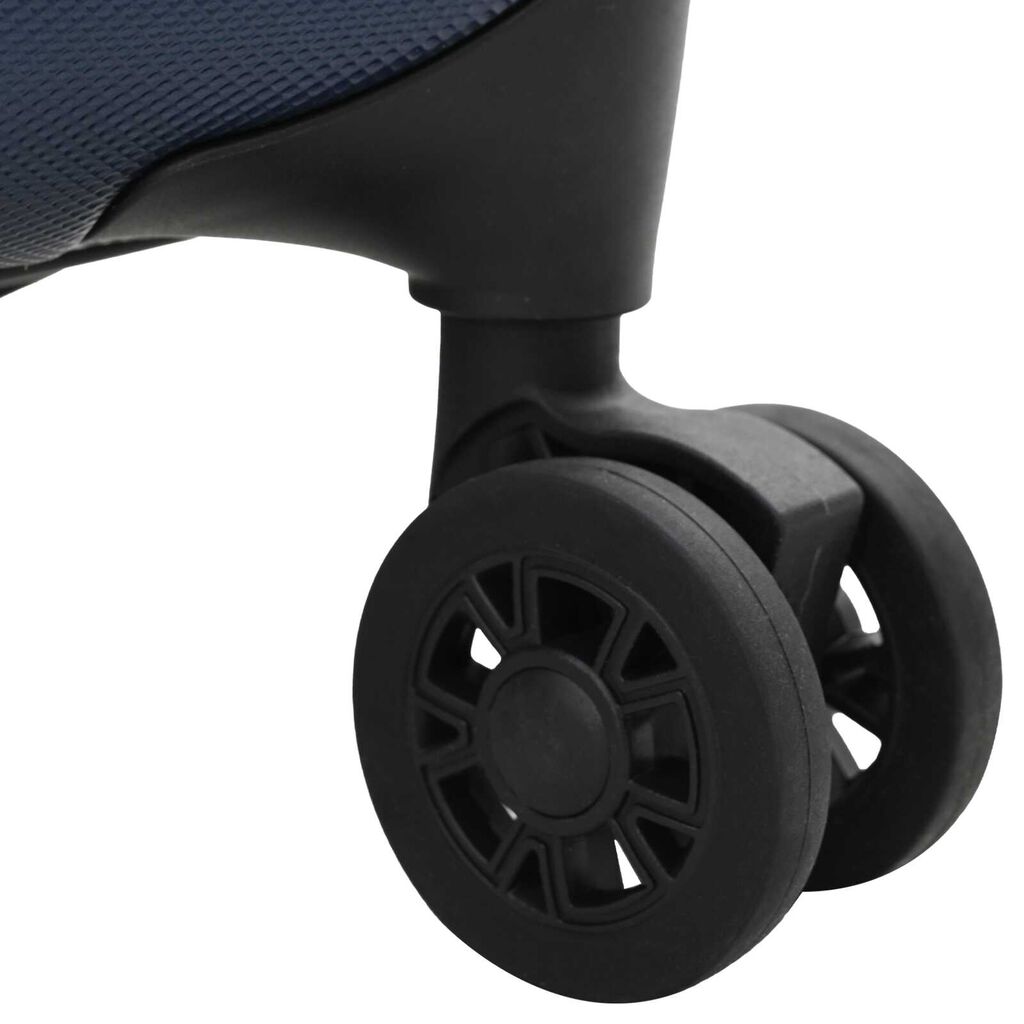 vidaXL Zusammenklappbarer Koffer Hartschale 20'' Dunkelblau 34x23x55,5 cm