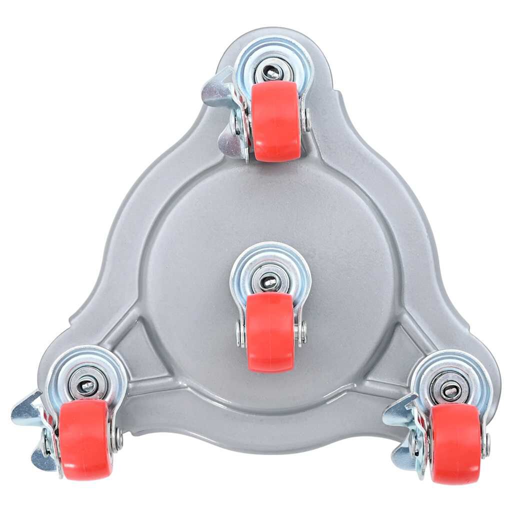 vidaXL Möbelrollen 4 Stk. mit Heber 14,5x13,5x4 cm Stahl 400 kg