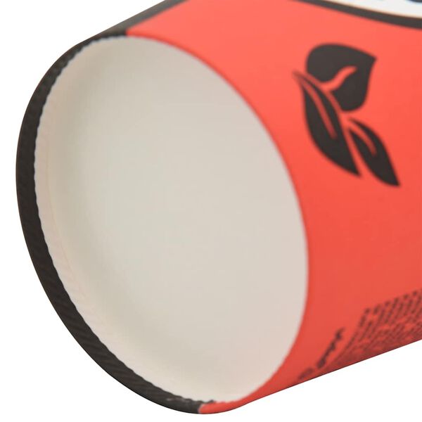 vidaXL Pappbecher 1000 Stk. 12oz 300ml Rot und Schwarz