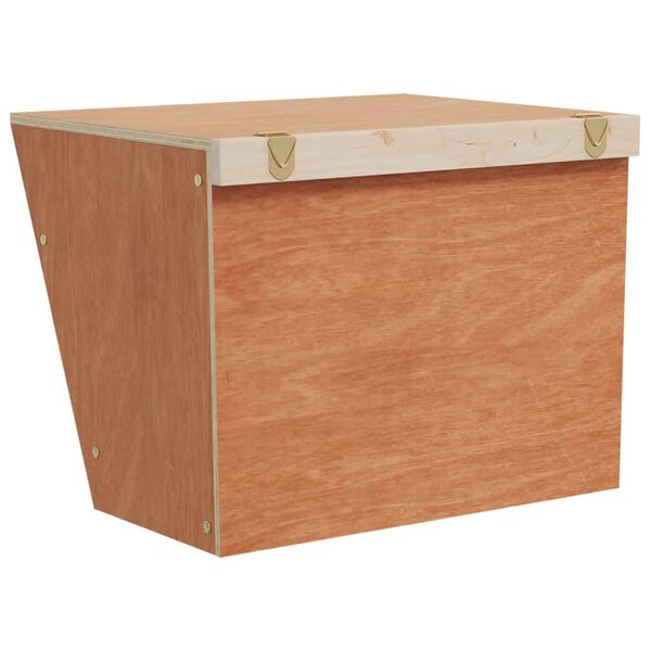 vidaXL Heuraufe für Kaninchen 25x18,5x20,5 cm Massivholz Tanne